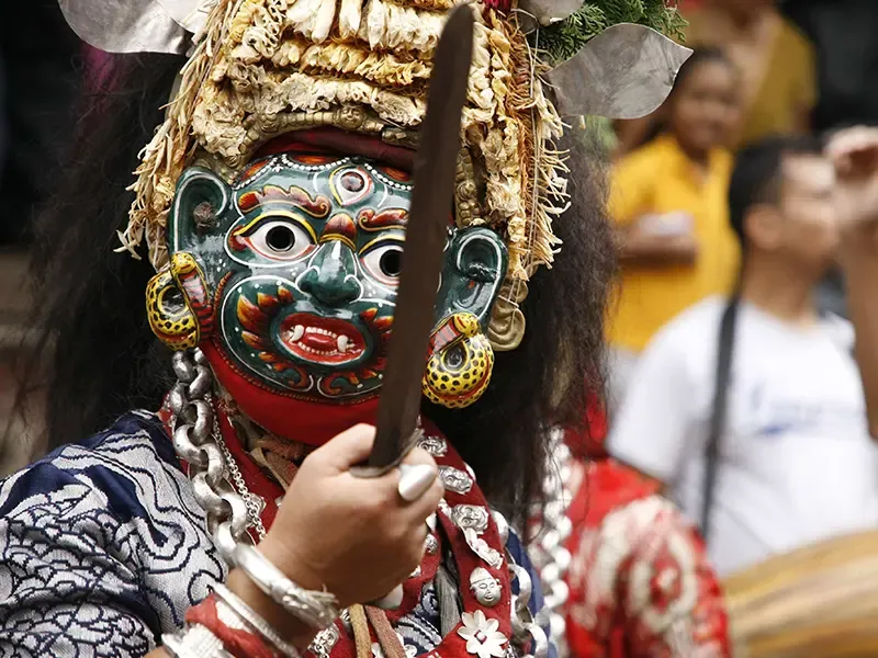 Newari family festival experience