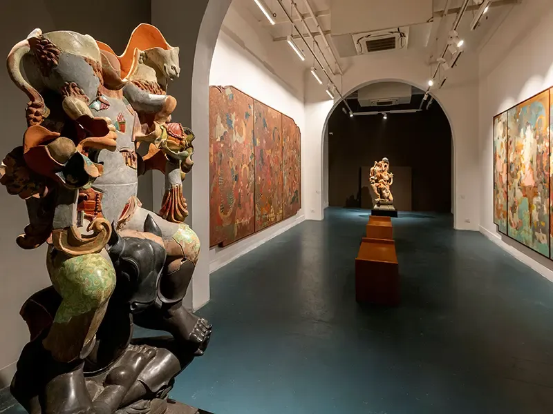 Curator-led contemporary Indian art