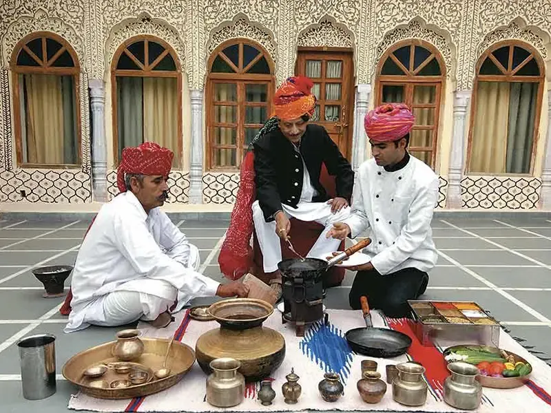 Royal recipe cooking session