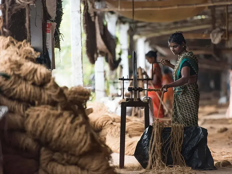Kerala coir and village cooking