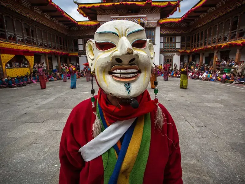 Bhutanese tsechu festival
