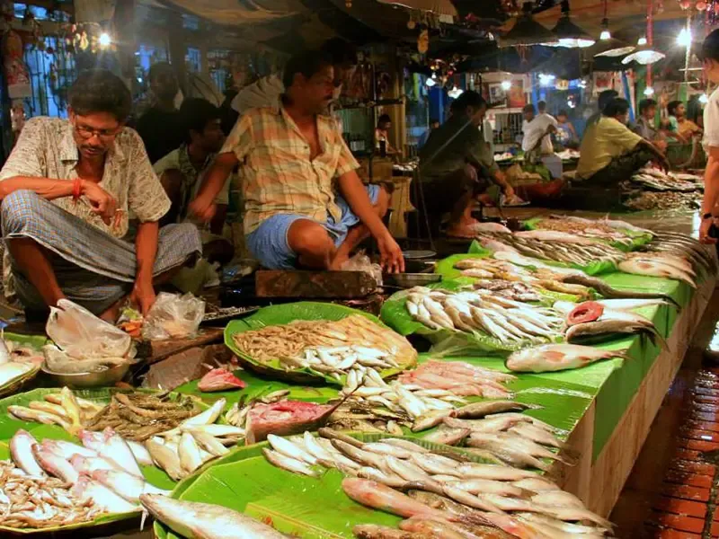 Bengali market and home lunch