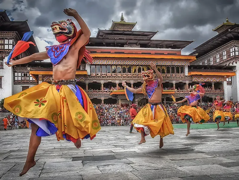 Bhutanese tsechu photography