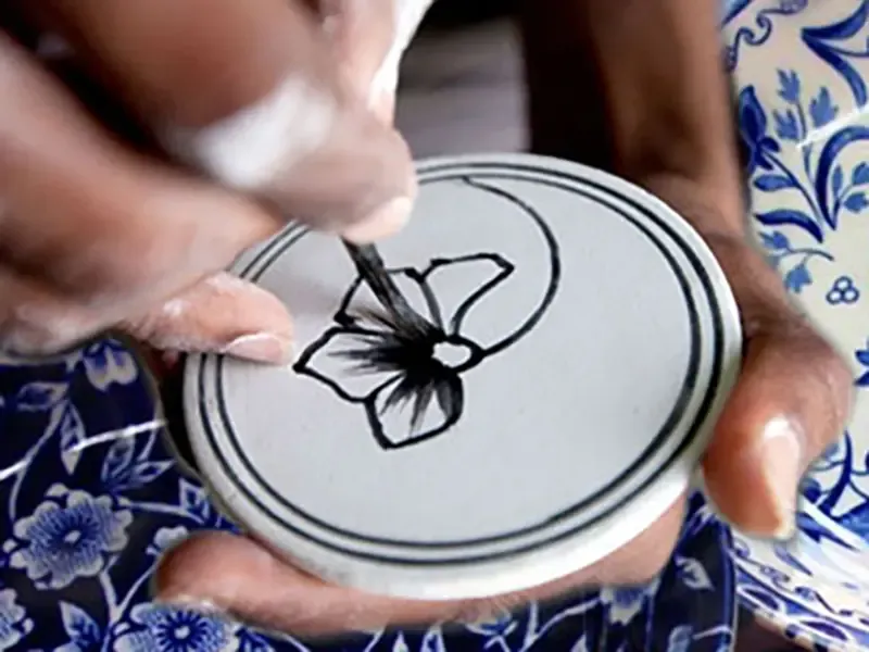 Jaipur blue pottery workshop