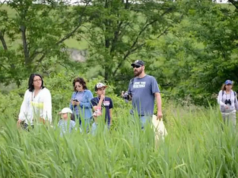 Young naturalist family safari