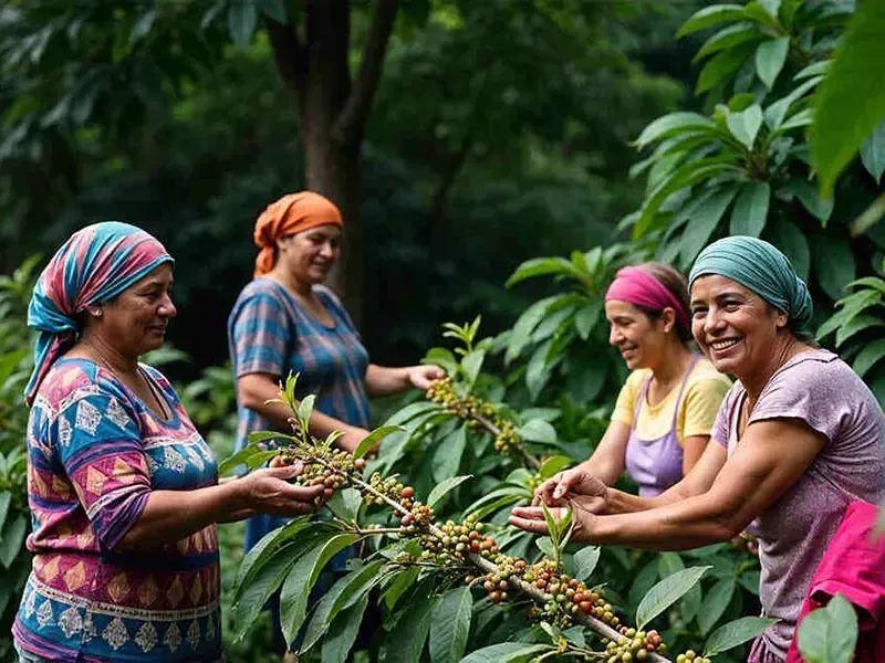 Coorg coffee harvest and roasting