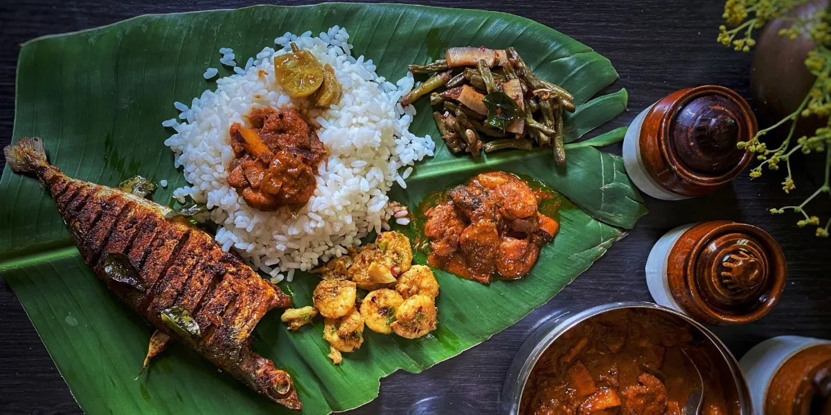 A serving of Chettinad chicken, a benchmark of Tamil Nadu's spice-heavy southern cooking