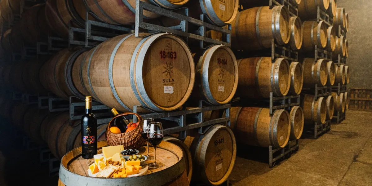 Sula's estate vineyards near Nashik in Maharashtra
