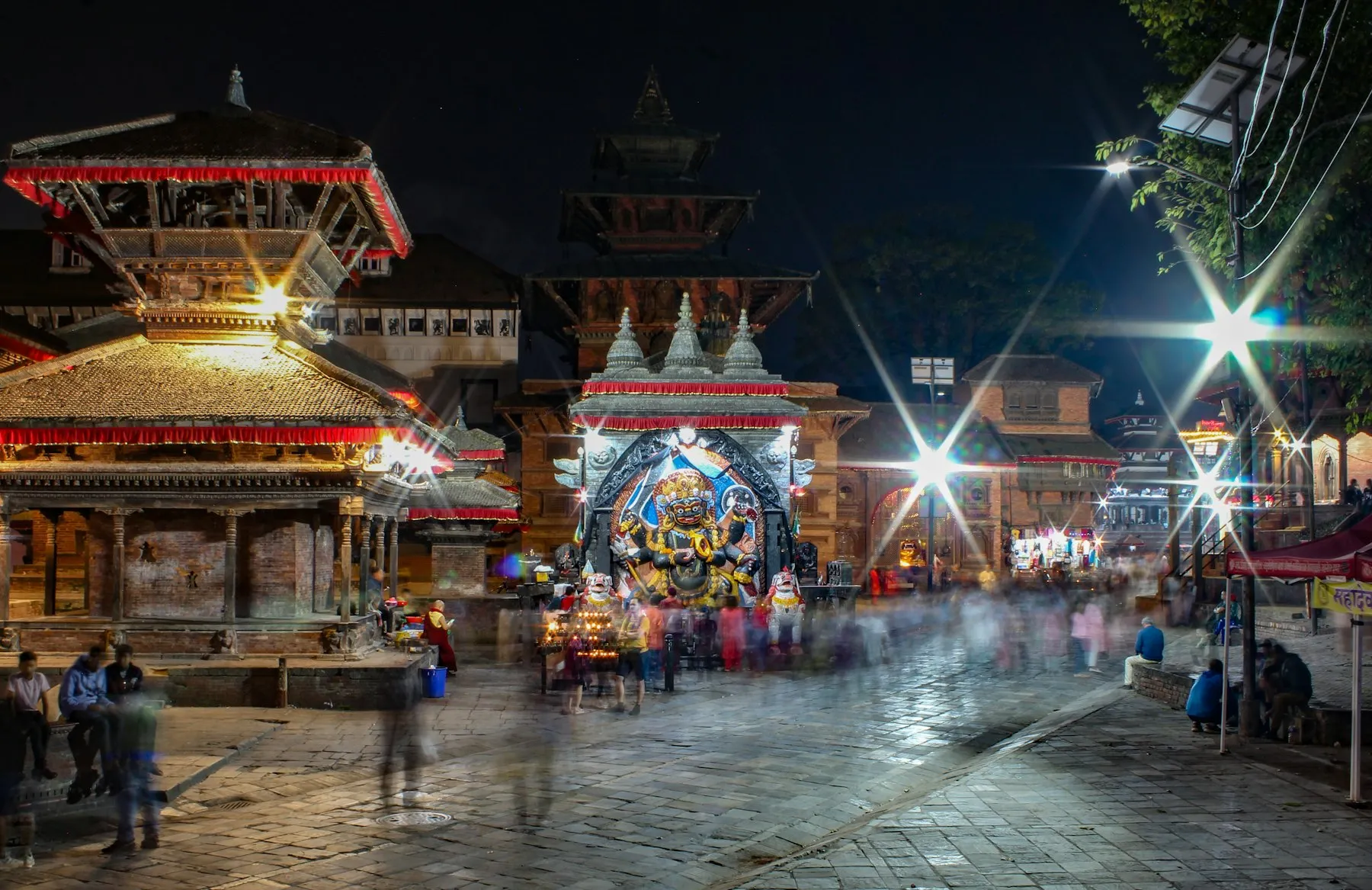 The Hanuman Dhoka royal palace complex in Kathmandu's Durbar Square
