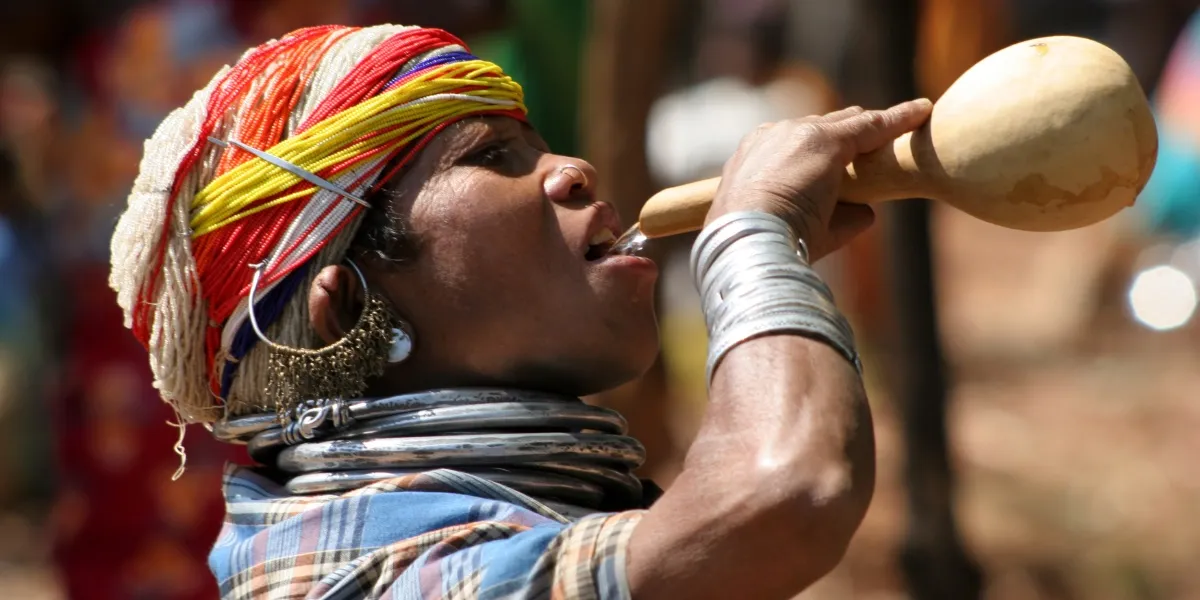 A busy tribal weekly market at Onekdeli in the Eastern Ghats of Odisha